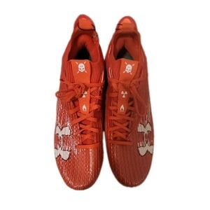 Under Armour Blur Smoke 2.0 MC Football Cleats Red Low 3026330-600 Men's Size 9